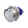 Metzler - Push button momentary 25mm - IP67 IK10 - Stainless steel - Flat - Soldering contacts
