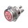 Metzler - Push button momentary 19mm - LED Symbol Light 230 V Red - IP67 IK10 - Stainless steel - Flat - Screwed contacts