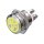 Metzler - Bouton poussoir momentané 19mm - Symbole LED Lumière 230 V Jaune - IP67 IK10 - Acier inoxydable - Plat - Contacts vissés