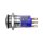 Metzler - Push button latching 16mm - IP67 IK10 - Stainless steel - Bipolar - 0 - Soldering contacts