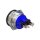 Metzler - Push button momentary 22mm - IP67 IK10 - Stainless steel - Domed - Soldering contacts
