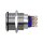 Metzler - Push button momentary 22mm - IP67 IK10 - Stainless steel - Bipolar - Flat - Soldering contacts