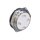 Metzler - Drucktaster 22mm - LED Ringbeleuchtung Blau - IP67 IK10 - Edelstahl - Flach - Lötkontakte