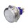 Metzler - Push button latching 30mm - IP67 IK10 - Stainless steel - Bipolar - Flat - Soldering contacts