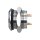 Metzler - Push button momentary 12mm - IP67 IK10 - Stainless steel - Flat - Connection via JST cable