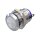 Metzler - Push button momentary 12mm - IP67 IK10 - Stainless steel - Flat - Soldering contacts