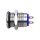 Metzler - Push button momentary 12mm - IP67 IK10 - Stainless steel - Flat - Soldering contacts
