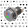 Metzler - Drucktaster 19mm - LED Ringbeleuchtung RGB - IP67 IK10 - Edelstahl - Flach - Lötkontakte - Wunschsymbol