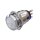 Metzler - Push button momentary 19mm - IP67 IK10 - Stainless steel - Flat - Soldering contacts