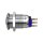 Metzler - Push button momentary 19mm - IP67 IK10 - Stainless steel - Domed - Soldering contacts