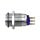 Metzler - Push button latching 19mm - IP67 IK10 - Stainless steel - Protruding - Soldering contacts