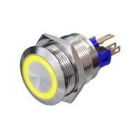 Metzler - Push button latching 22mm - LED Circular...