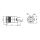 Metzler - Bouton poussoir maintenu 16mm - Illumination annulaire LED Jaune - IP67 IK10 - Acier inoxydable - Sailli - Contacts de soudage