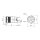 Metzler - Bouton poussoir momentané 16mm - Illumination annulaire LED Blanc - IP67 IK10 - Acier inoxydable - Sailli - Contacts de soudage