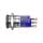 Metzler - Push button momentary 16mm - IP67 IK10 - Stainless steel - Flat - Soldering contacts
