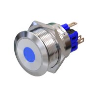 Metzler - Push button latching 25mm - LED Spotlight Blue...