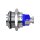 Metzler - Push button momentary 16mm - IP67 IK10 - Stainless steel - Protruding - Screwed contacts