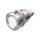Metzler - Kontrollleuchte 12mm - LED Beleuchtung weiß - IP67 IK10 - Edelstahl - Flach - Schraubkontakte