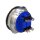 Metzler - Push button momentary 40mm - IP67 IK10 - Stainless steel - Bipolar - Flat - Soldering contacts