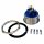 Metzler - Push button momentary 40mm - LED Symbol Bell Blue - IP67 IK10 - Stainless steel - Bipolar - Flat - Soldering contacts