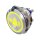 Metzler - Bouton poussoir momentané 40mm - Symbole LED Cloche Jaune - IP67 IK10 - Acier inoxydable - Bi-polaire - Plat - Contacts de soudage
