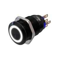 Metzler - Drucktaster 19mm - LED Ringbeleuchtung...